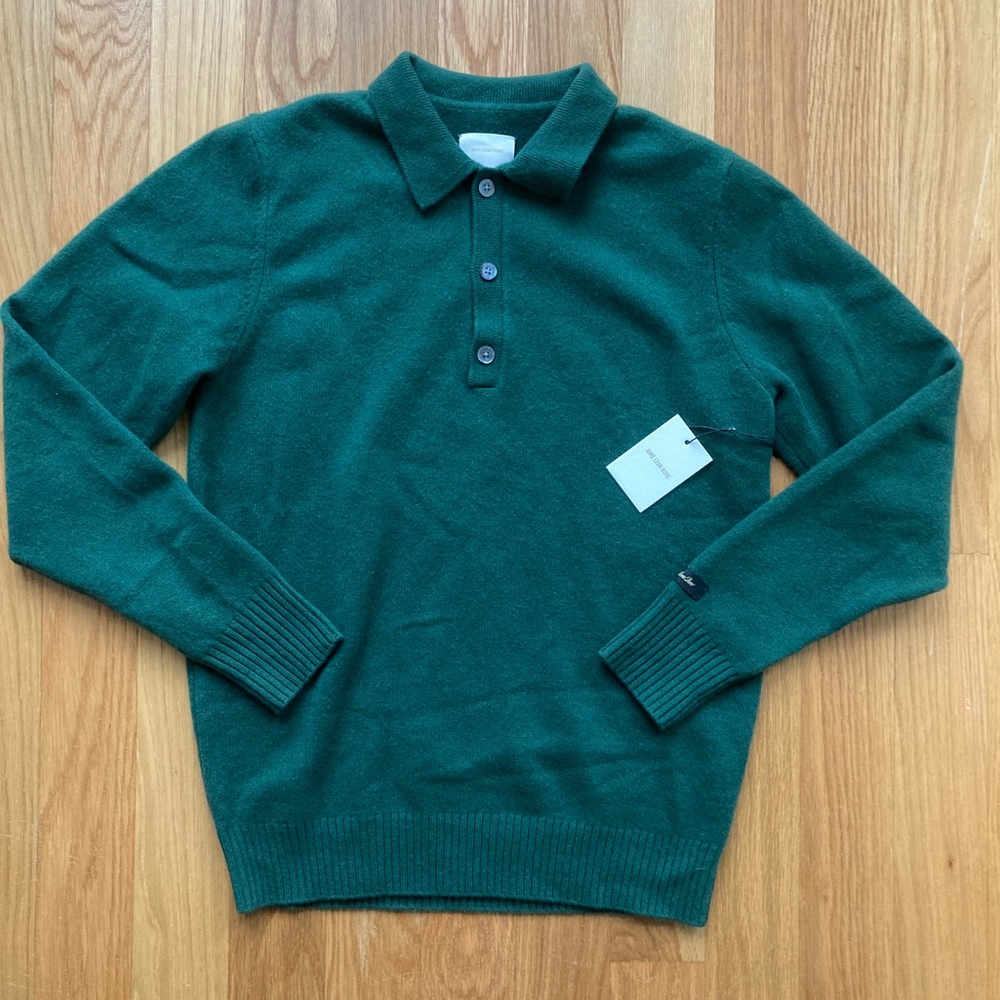 Aime Leon Dore Cashmere Polo Sweater size M